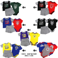 【NBA】新生兒包屁衣 NBA穿搭球衣 多款任選(WK2I1BCAP-BCK&amp;WK2I1BCAP-BUL)