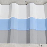 Atap UPvc Alderon 10mm panjang 9Meter Putih