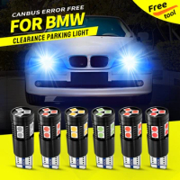2×T10 W5W LED Parking Clearance Lights Bulbs 168 No Error For BMW 1/5/7 Series E81 E87 E88 E39 E60 E62 E38 E65 E66 E67 520D 730D