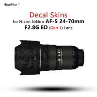 Nikkor 2470 F2.8G Lens Protective Film Premium Decal Skin For Nikon Z AF-S 24-70mm f/2.8G ED Lens Protector Wrap Cover Sticker