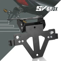 For Suzuki SV650 X Motorcycle License Plate Bracket Holder SV650 SV 650 ABS 2015-2021 SV650X SV 650 X 2018 2019 2020 2021 Parts
