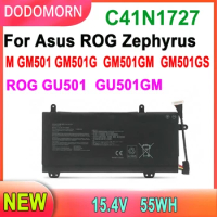 DODOMORN C41N1727 Laptop Battery For ASUS ROG Zephyrus GM501 GM501G GM501GM GM501GS GU501 GU501GM Series 15.4V 55WH High Quality