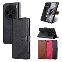 For Vivo X100S Чехол для Cover Wallet PU Leather Phone Cases Soft TPU Book Flip For Vivo X100S Coque Fundas