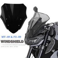 MTKRACING For YAMAHA MT09 FZ09 MT-09 FZ-09 FZ MT 09 2017 2018 2019 2020 Motorcycle Windshield Racing Windscreen Wind Deflector