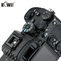 Kiwi Anti-Scratch Camera Body Skin Cover Protector for Sony A7R IV A7RIV A7R Mark IV A7R4 - 3M Sticker Carbon Fiber Style Film