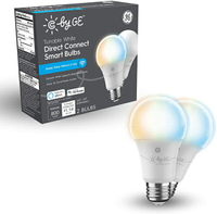 [2美國直購] 燈泡 C by GE Tunable White Direct Connect Light Bulbs (2 A19 Smart LED Bulbs), 60W Replacement
