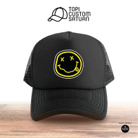 Topi custom satuan untuk remaja dan dewasa/band/ rock/ metal/ icon nirvana