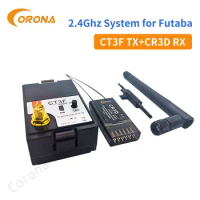 Corona CT3F 2.4GHz DSSS 3 Channel RF Module &amp; CR3D Receiver for Futaba 3PM 3PK Hitec Transmitter For RC control helicopters Car