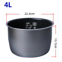 4L Rice Cooker Inner Bowl for Panasonic SR-DE153 SR-DC156 SR-G15C1-k SR-DG153 SR-QY158D-N Replacement