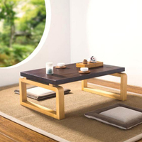 和室桌樂樸簡約榻榻米茶拼色實木幾陽台飄窗小茶幾實木和室幾桌現代炕桌 交換禮物