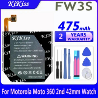 KiKiss 475mAh FW3S Battery for Motorola Moto 360 2nd 42mm Watch