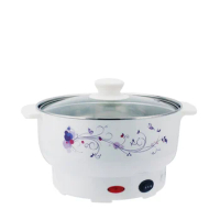 1PC Electric Multifunctional hot pot 1000W split multi function electric heat pan household Multi Food Cookers Electric steamer