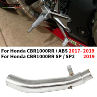 For Honda CBR 1000RR / ABS 2017 2018 2019 CBR1000RR SP / SP2 19 CBR 1000 RR Escape Slip-on Motorcycle Exhaust Middle Link Pipe