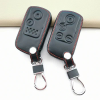 Soft Leather Car Remote Case Key Cover for Honda Spada StepWgn RG1 Freed Spike Ge6 Fit Jazz Shuttle GP2 2/4 Button Keyless Shell