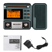 MOOER GE100 Guitar Multi-Effects Processor Effect Pedal with Loop Recording 8 Effect Modules 40 Drum Rhythms Guitar Accessories
