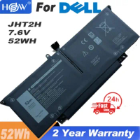 JHT2H 52Wh Laptop Battery for Latitude 7310 7410 Series 7CXN6 HRGYV T3JWC