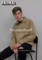 House of Cuff Jaket parka outer jaket pria semi parka warna krem
