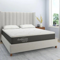 Memory Foam 10 inch King Size Mattress Bed with Copper Cooling Cover and Cooling Infused Gel-Foam