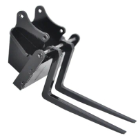 Upgrade Huina 1550 /1580/ 1592/ 1593/ 1594 RC Excavator To Fork Lift Metal Attachment Parts