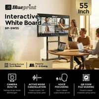 Smart Interactive Whiteboard / Interactive Flat Panel IFP 55 Inch Blueprint Meeting Board 4K + Camer