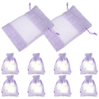 10Pcs Sachet Empty Bags Lavender Sachets Lavender Bags Sacks for Lavender Spice