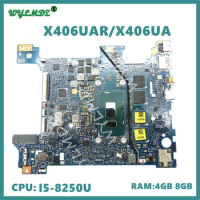 X406UA Mainboard For ASUS VivoBook S406 S406U V406U X406U X406UA X406UAR Laptop Motherboard with i5 -8th Gen CPU 4GB/8GB-RAM