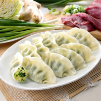 【鮮食家任選】禎祥FC豬肉韭菜熟水餃(1700g/包)