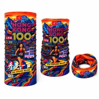 Baff Anti UV HK100 Hong Kong 100 Ultra Marathon Bandana Multifungsi Trail Running 2026