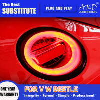 AKD Tail Lamp for VW Beetle LED Tail Light 1998-2005 Beetle Rear Fog Brake Turn Signal Automotive Accessories