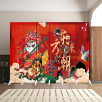 屏風隔斷墻飯店酒樓餐飲餐館龍蝦包間折疊移動遮擋/屏風/擋風屏/隔斷屏/遮擋屏/折疊屏/玄關屏風/客廳屏風