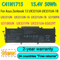 NEW C41N1715 Laptop Battery For Asus Zenbook 13 UX331UA UX331UA-1B UX331UN UX331UN-1A UX331UN-1B U3100FN U3100UN UX331FN Series