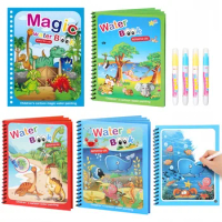 Children Magic Water Drawing Books Coloring Book Painting Toys for Kids Montessori Early Education Toy Boys Girls Birthday Gifts