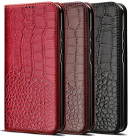 Crocodile Texture Luxury Leather Case For Huawei Nova 2 3 3i 3E 4 Plus CAN-L11 Smart Lite 2i GR3 2016 GR5 2017 Wallet Cover