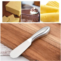 10/50PCS Cheese Dessert Knife Butter Knife Stainless Steel Jam Knife Cutlery Toast Wipe Cream Bread Butter Spreader Wholesaler