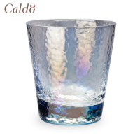 【Caldo卡朵生活】迷幻質感家用耐熱玻璃水杯1入350ML