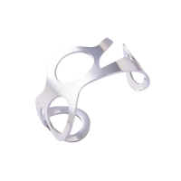 Minimalist Scissor Bangle Stainless Steel Cuff Bracelet Adjustable Open Bangle Barber Jewelry Hairstylist Gift