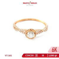 Cincin Emas Kadar 6K Wahyu Redjo CC-6K 29347592-PMR
