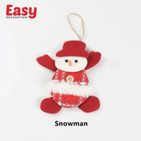 Hiasan Natal Dekorasi Boneka Gantungan Pohon Natal Christmas Snowman