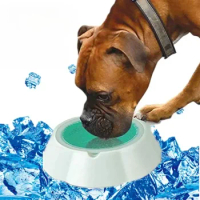 Outdoor Cat and Dog Bowl Feeding Water Condensation Ice Bowl Pet Cooling Accessories Summer Cool House