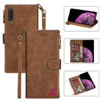 Leather Flip Business Phone Case For Samsung A10 A20S A30 A40 A50 A70 M10 M40S M60S M80S Holder Wallet Cover