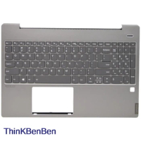 US English Mineral Gray Keyboard Upper Case Palmrest Shell Cover For Lenovo Ideapad S540 15 15IWL GTX 5CB0U43614