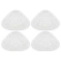 4PCS Steam Mop Pads for Vileda OCedar Vacuum Cleaner Washable Reusable Triangle Mop Pad Cloth Cleaning Floor Tool