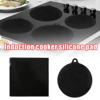 Induction Cooktop Mat Nonslip Silicone Heat Insulation Pad Reusable Protective Pads For Electric Stove Ovens Protector Cover