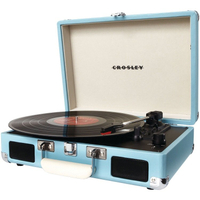 ::bonJOIE 現貨+預購:: Crosley Cruiser Portable Turntable 手提箱黑膠播放器 (八種顏色可選) 可攜式 攜帶型 唱盤 播放器材 音響 音箱