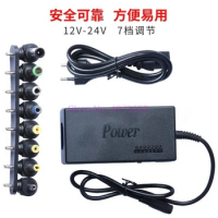 100pcs/lot DC 12V/15V/16V/18V/19V/20V/24V 4-5A 96W Laptop AC Universal Power Adapter Charger for ASUS DELL Lenovo Sony Laptop