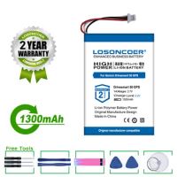 LOSONCOER Battery 1300mAh for Garmin Drivesmart 50 GPS 3-wire Plug Navigator