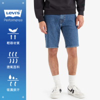 【LEVIS 官方旗艦】男款 405低腰膝上彈性牛仔短褲 Performance Cool 熱賣單品 39864-0137