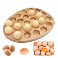 Reversible Wood Deviled Egg Tray Charcuterie Board Egg Tray Serving Platter Tray Deviled Egg Carrier Cutting Boards Egg Holder
