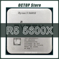 Ryzen 5 5600X R5 5600X 3.7GHz Six-Core Twelve-Thread CPU Processor 7NM 65W L3=32M 100-000000065 Socket AM4