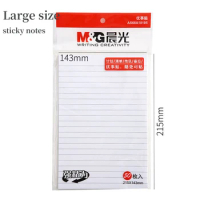 Stationery Large size memo pad planner adhesive notes self-adhesive notes office supplies sticky notes Paper stickers for books